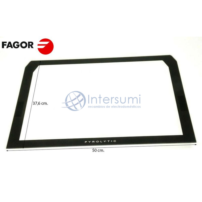 Vitre intérieure pour porte four Fagor AS0022695