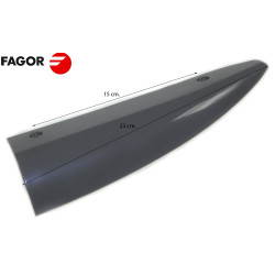 Poignée réfrigérateur Fagor grise gauche 1FFC41MPI, 1FFC47PIL. Longueur 230mm, entre vis 150 F860005P5
