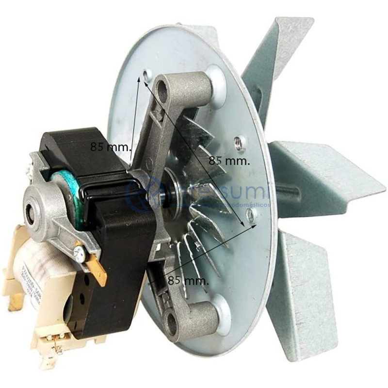 Ventilateur pour four universel axe court 699250029