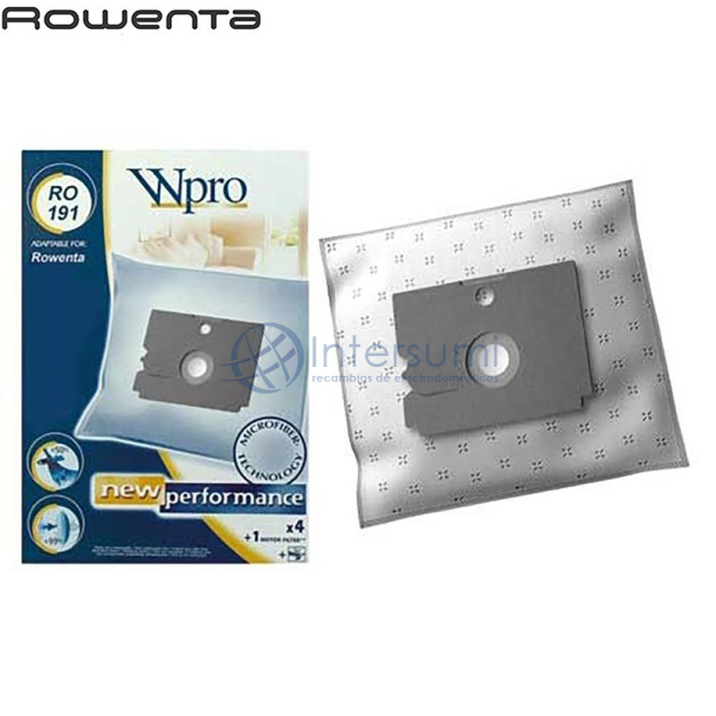 Sacs synthétiques aspirateur Rowenta Dymbo RS-007 481281718623
