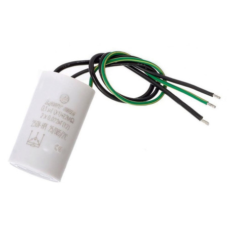 FILTRO INTERFERENCIAS 0.1uF 250VAC 12AG063