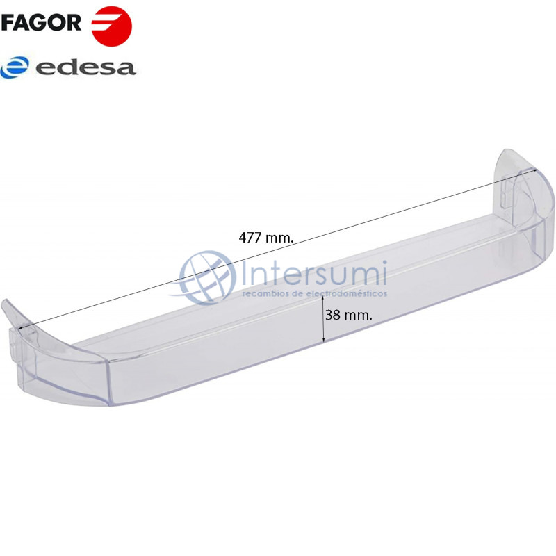 BALCONNET, PORTE-BOUTEILLES, CLAYETTE RÉFRIGÉRATEUR EDESA F99L005B6