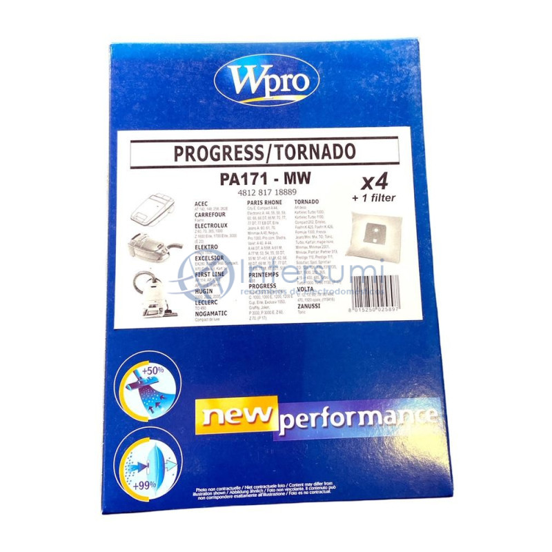 Sac microfibre Progress, Tornado 481281718889