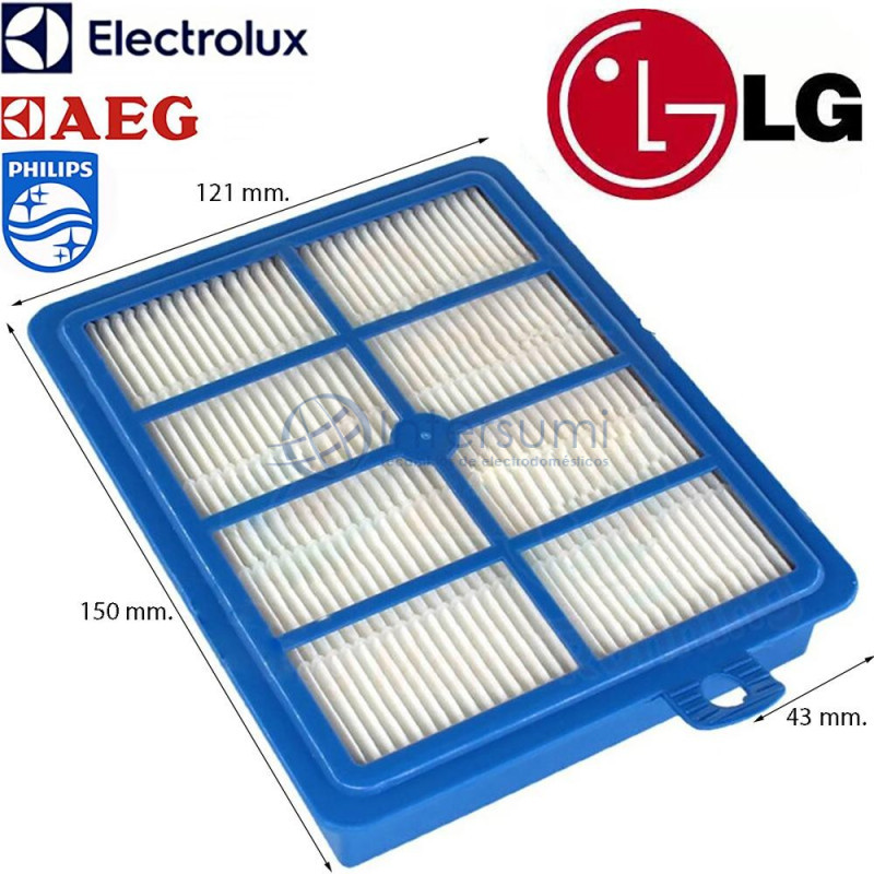 FILTRE ASPIRATEUR AEG, ELECTROLUX, LG, PHILIPS 9002564053