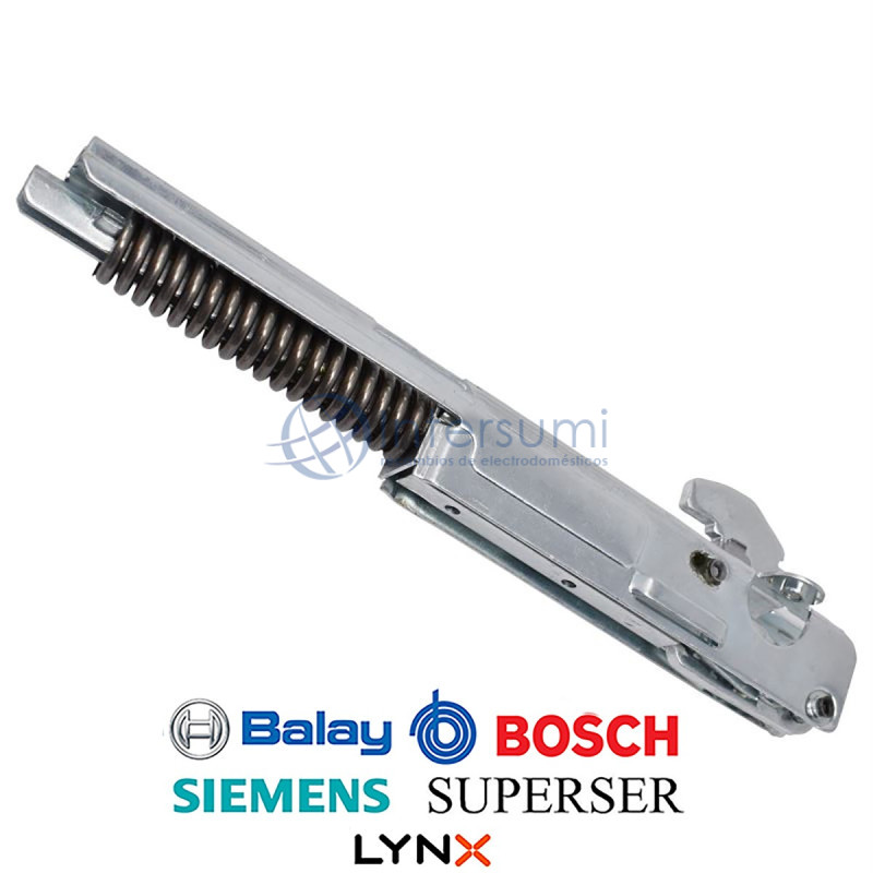 Charnière gauche porte four Bosch, Balay, Siemens 00154421