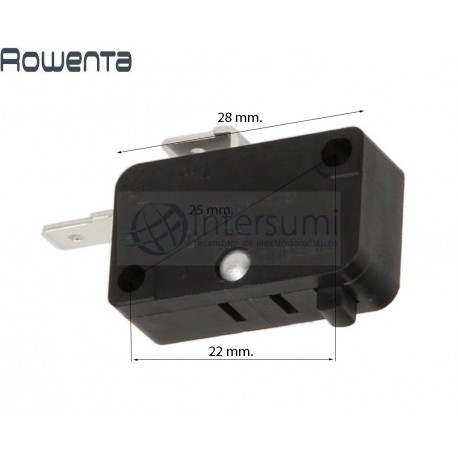 MICROINTERRUPTOR CENTRO PLANCHADO VAPOR ROWENTA, FAGOR. 49HF1672