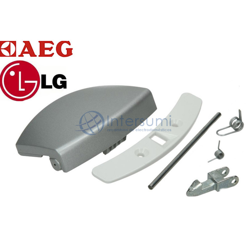 FERMETURE PORTE LAVE-LINGE AEG (COULEUR ARGENT) 50289057007