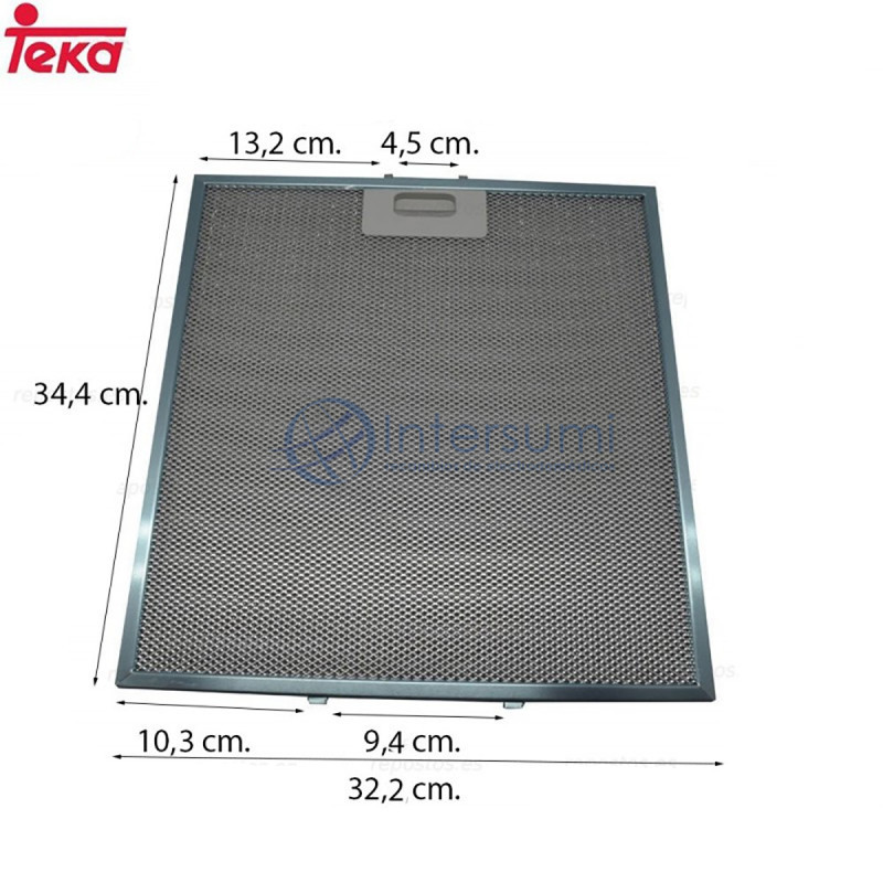Filtre métallique hotte aspirante Teka 81460138