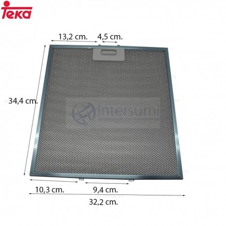 FILTRO METALICO CAMPANA EXTRACTORA TEKA 81460138