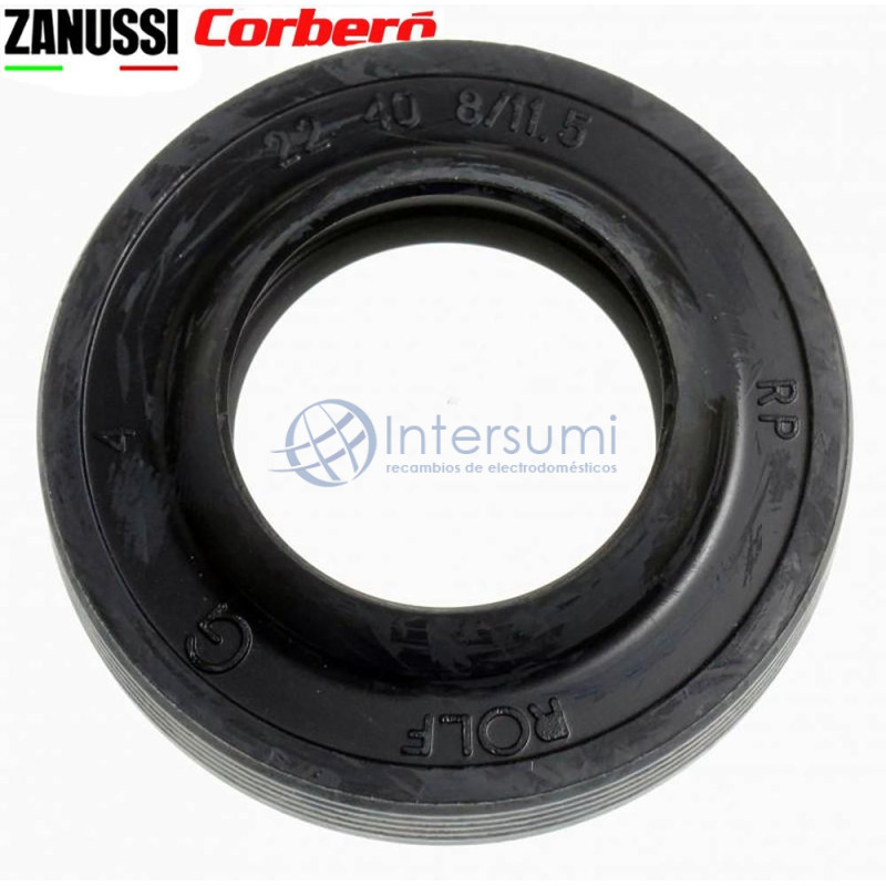 Joint spi lave-linge Zanussi, Castor, 22 mm x 40 mm x 8/11,5 mm 50063248004