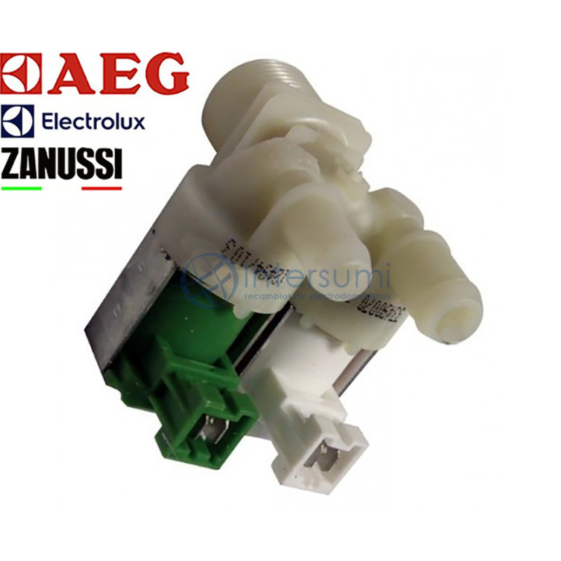 ÉLECTROVANNE POUR LAVE-LINGE ZANUSSI, ELECTROLUX 2 VOIES, 180º 3792260725