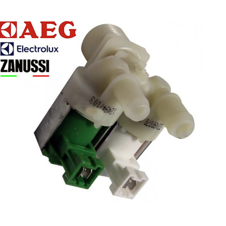 ELECTROVALVULA PARA LAVADORA ZANUSSI, ELECTROLUX 2 VIAS, 180º 3792260725