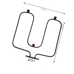 RÉSISTANCE INFÉRIEURE POUR FOUR CORBERÓ 1700W 38CO0001