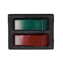 Interrupteur double bipolaire 6 contacts 14AG0008