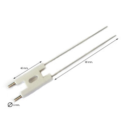 Électrode brûleur chaudière standard connexion 6mm DRELESTAN
