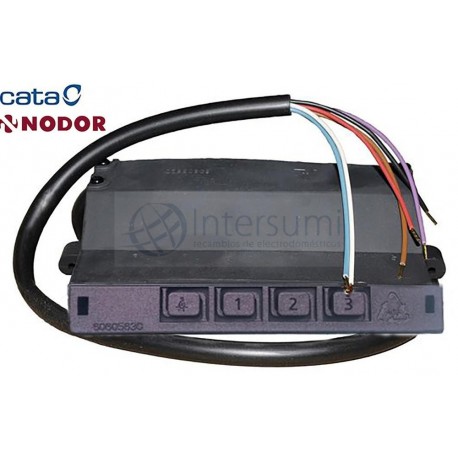 BOTONERA CAMPANA EXTRACTORA NODOR 7741 10DC 15100019