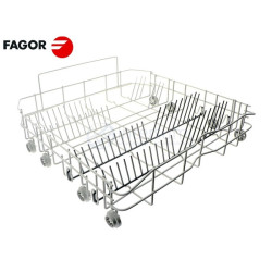 PANIER LAVE-VAISSELLE ASPES, FAGOR, EDESA, INFÉRIEUR RABATTABLE LV0860100, 220340100