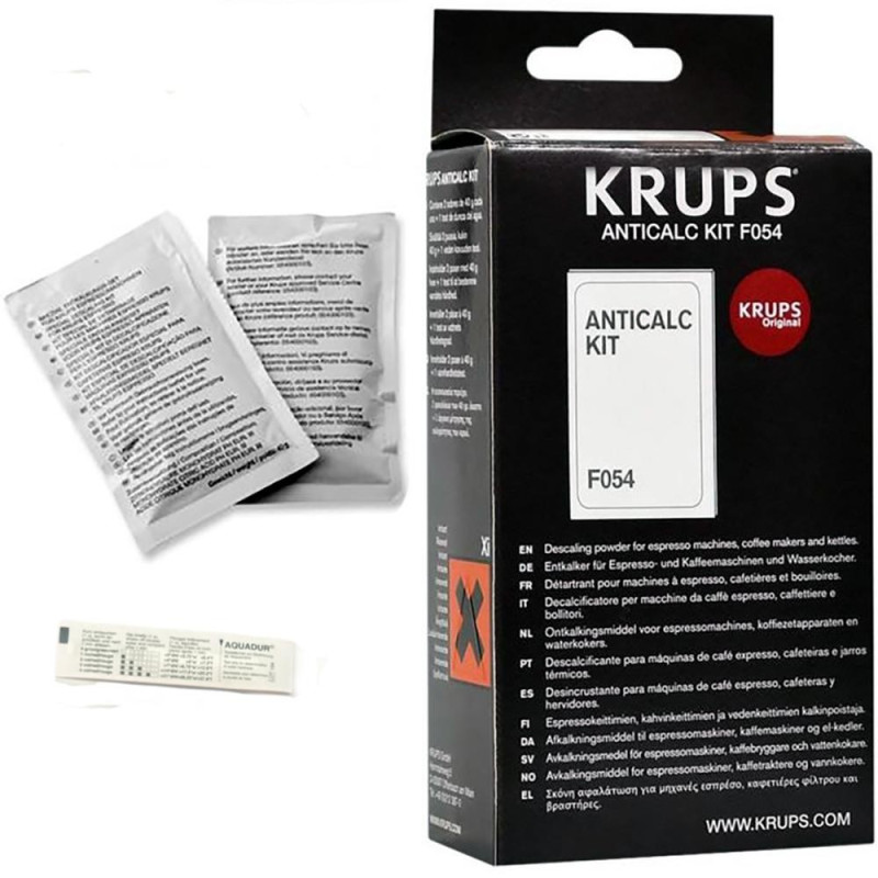 KIT DESCALCIFICADOR KRUPS DOLCE GUSTO, NESPRESSO F054001B
