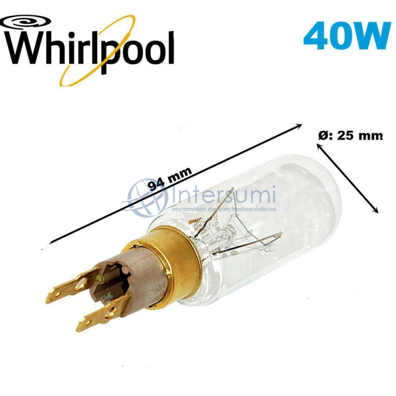 Lampe réfrigérateur Whirlpool 40W 481213418033