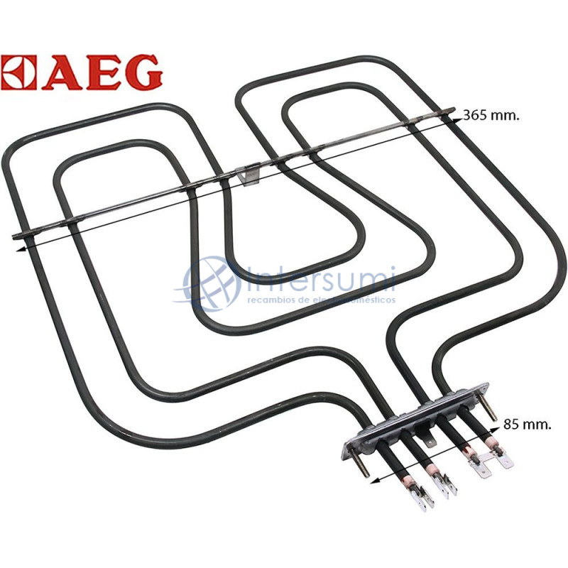 Résistance supérieure pour four AEG, Zanussi 3570578033