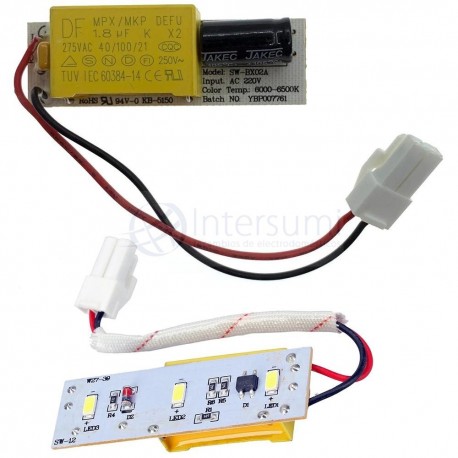 MÓDULO LED PARA FRIGORÍFICO CANDY, HOOVER 33CY0010