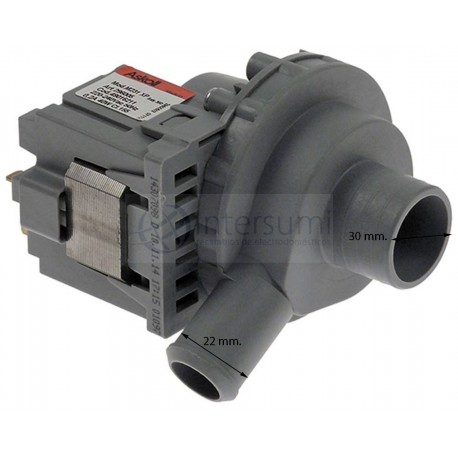 BOMBA DESAGUE LAVADORA ASKOLL 40W SIN FILTRO 63AK0090R