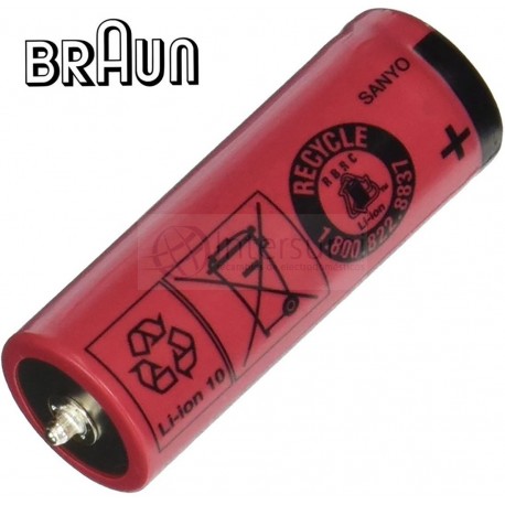 BATERÍA LI-ION ORIGINAL DEPILADORA BRAUN 81377206