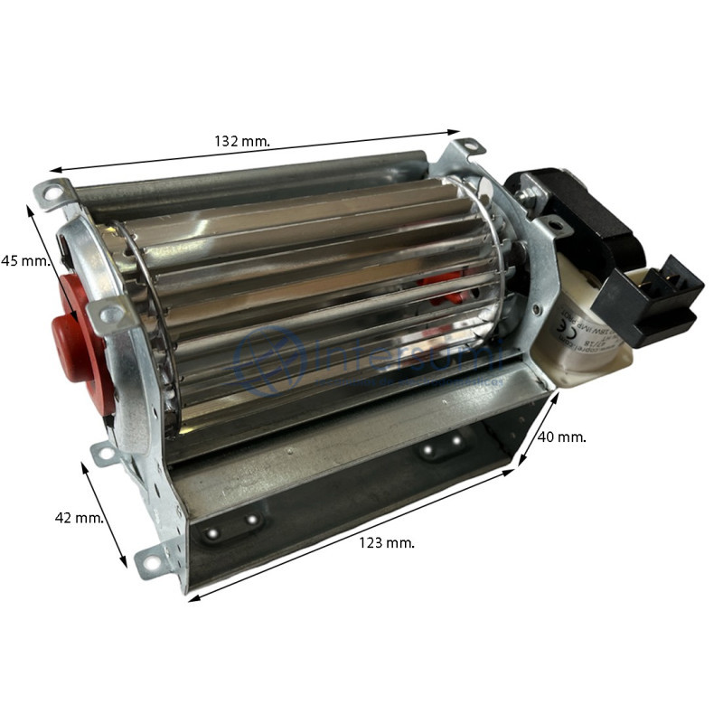 Ventilateur réfrigérateur rotation droite tangentiel, ouverture intérieure 120 mm 28FR013