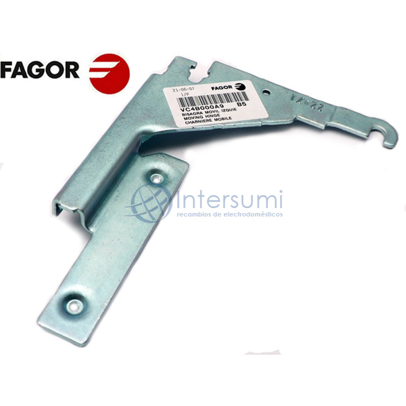 Charnière gauche lave-vaisselle Fagor VC4B000A9
