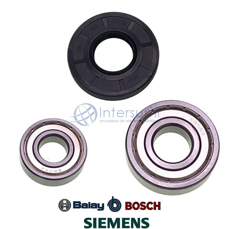 Roulements et joint spi pour lave-linge Balay, Bosch, LG, Siemens 00172685