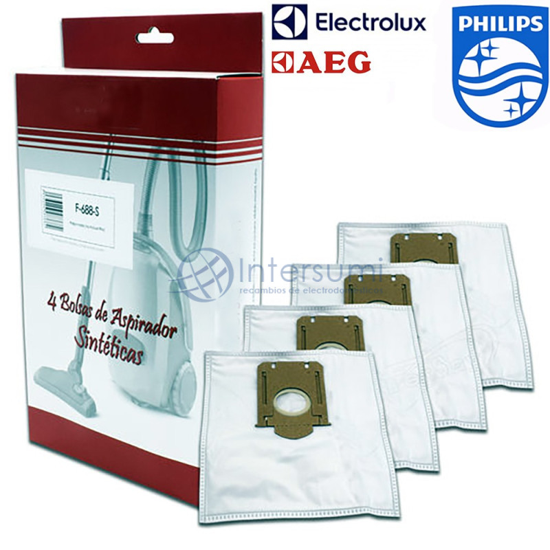 Sac synthétique aspirateur AEG, Philips, Electrolux, Ikea FC802103