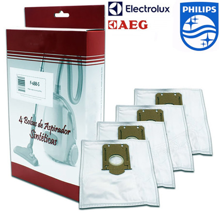 BOLSA SINTETICA ASPIRADOR AEG, PHILIPS, ELECTROLUX, IKEA FC802103
