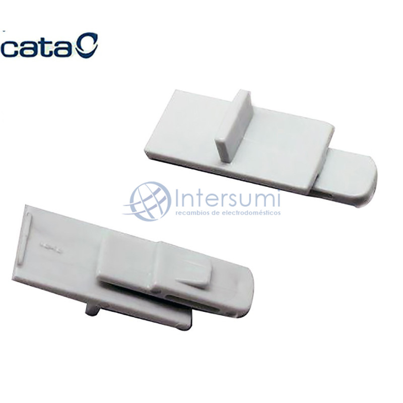 Verrou grille blanc hotte aspirante Cata, 20131850