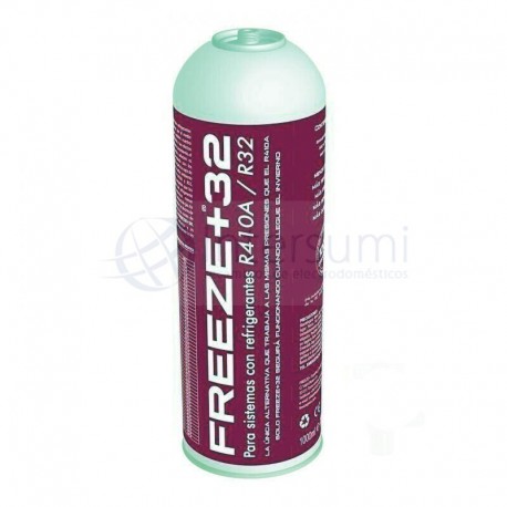 BOTELLA GAS REFRIGERANTE FREEZE +32 350GR SUSTITUTO R32/R410A 25FR0468
