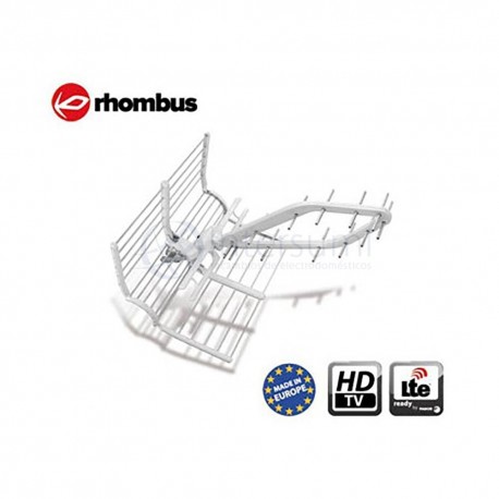 ANTENA FAGOR DIGITAL OPT. LTE & HDTV, CANALES 21- 60 CONECTOR F (1UD.) 84391