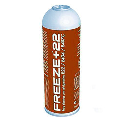 Gaz réfrigérant Freeze +22 remplace R22 R404 R407C (vanne 25FR0204) 750ML 25FR0471