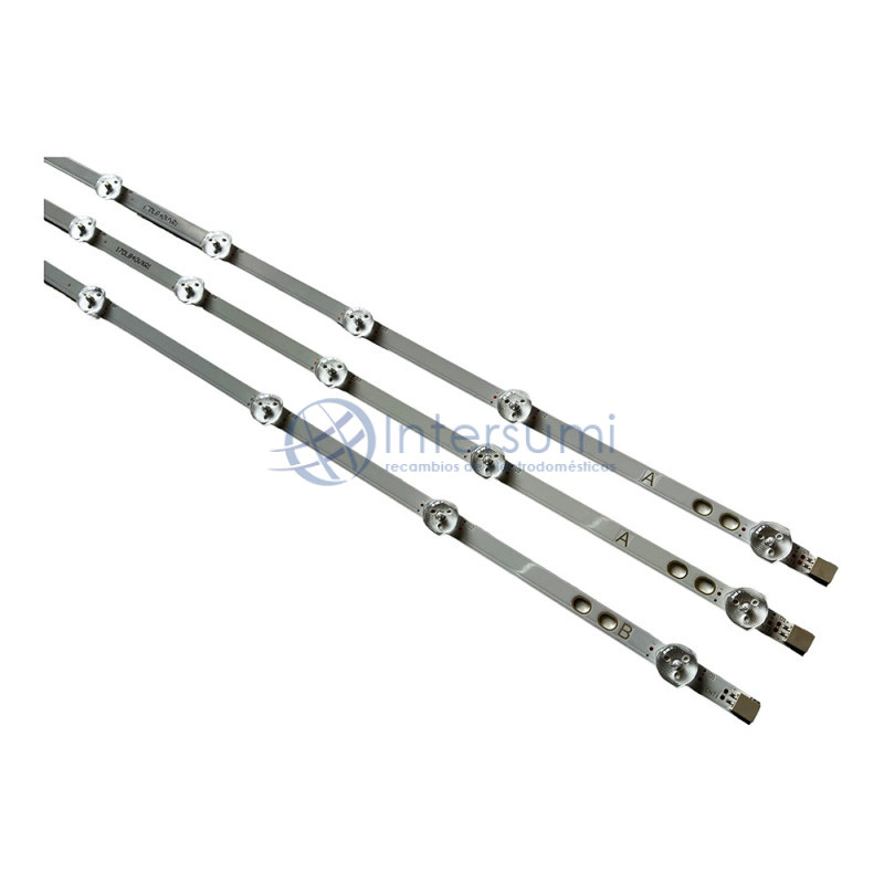 KIT BANDES LED TÉLÉVISEUR HITACHI 40 POUCES (2A + 1B) R828318