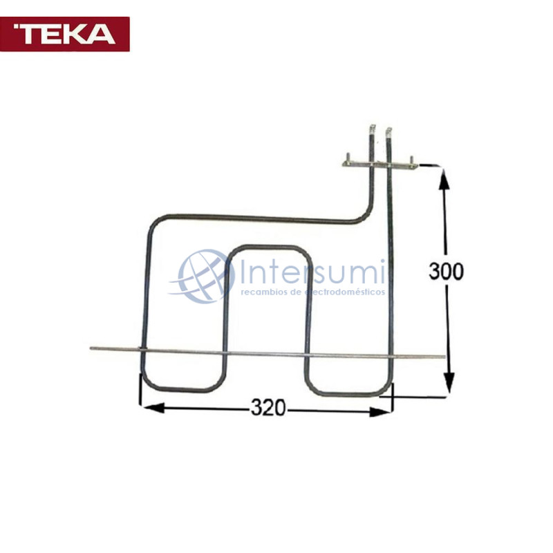 RÉSISTANCE SUPÉRIEURE POUR FOUR TEKA 1400W 230V 83140302