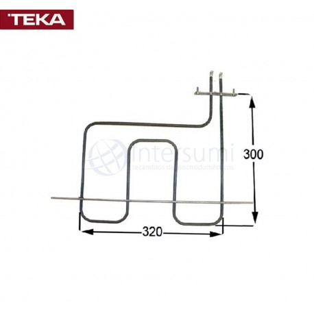 RESISTENCIA SUPERIOR PARA HORNO TEKA 1400W 230V 83140302